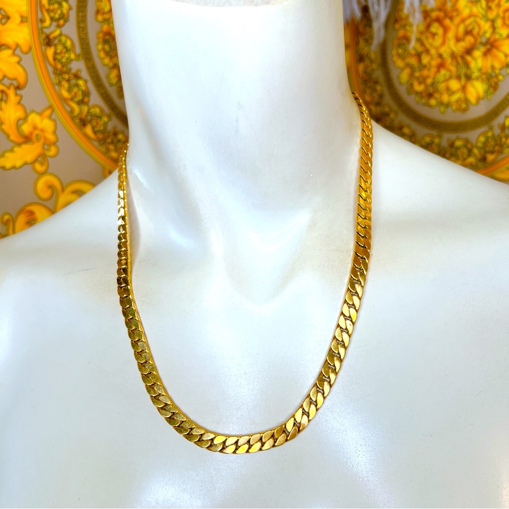 18k gold cuban link 18” to 21” necklace chain ⭐️ gorgeous
